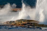 Hot Sprays of Steam/Water-Yellowstone Lake