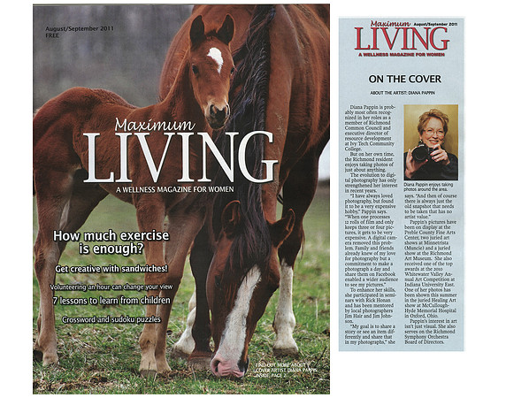 Maximun Living Magazine Cover